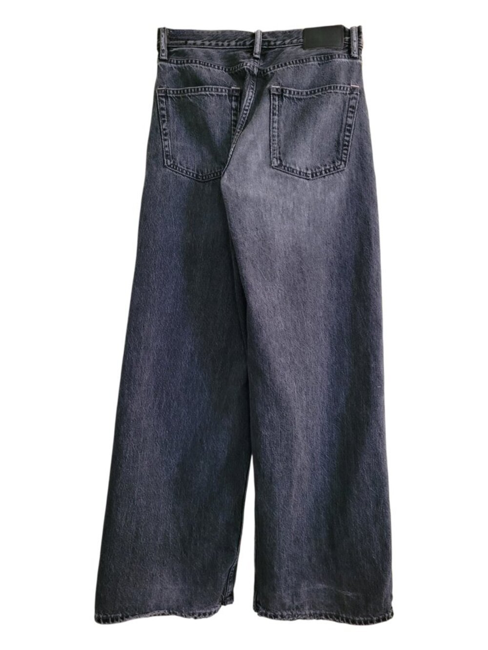 Acne Studios 1981F FN Vintage Black Wide Leg Jeans Size 34 Made Italy Denim - Picture 5 of 14